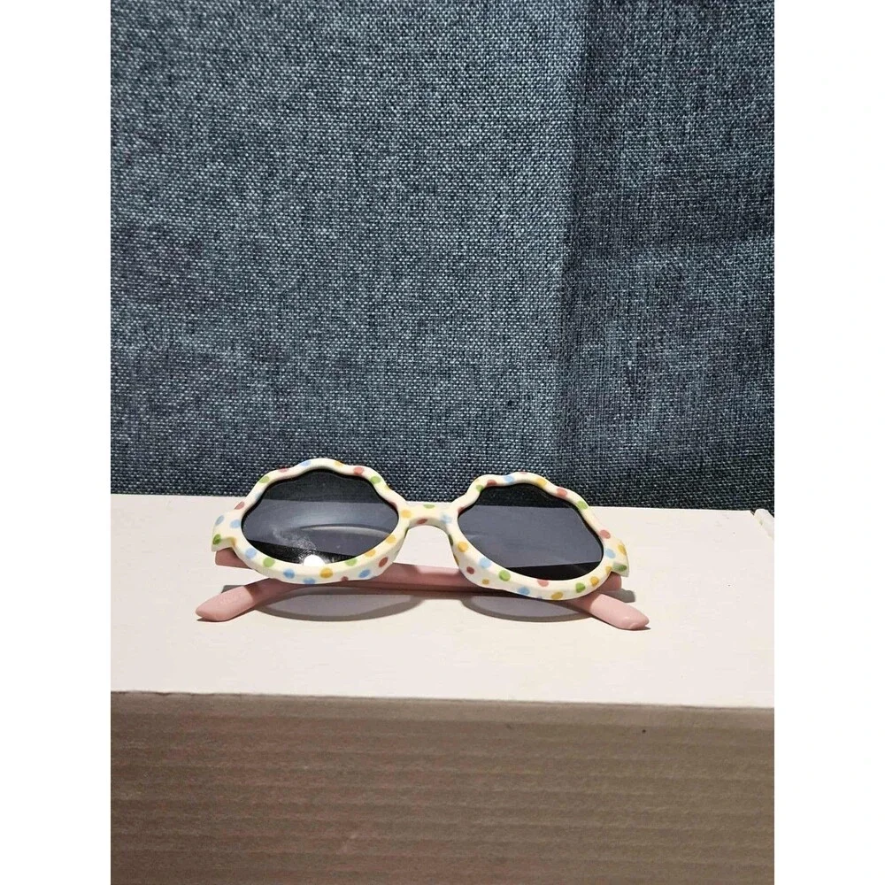 Fynn & Riley Toddler Girls Sunglasses Flower Polka Dot 100% UV Protection NEW